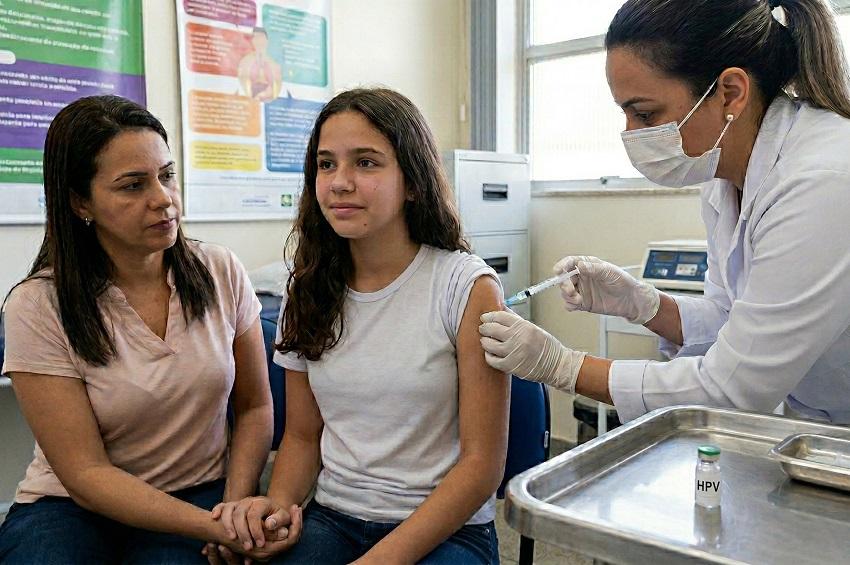 Vacina contra o HPV diminui em até 58% casos de câncer de colo de útero